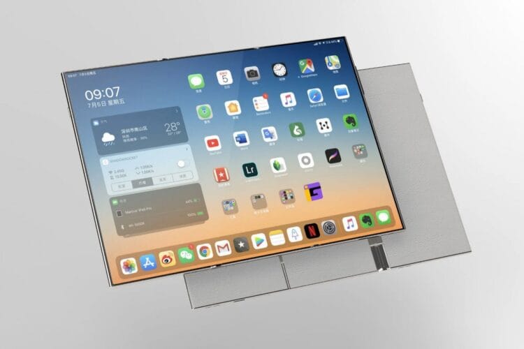 OPPO visar upp koncept på en trio folding smartphone