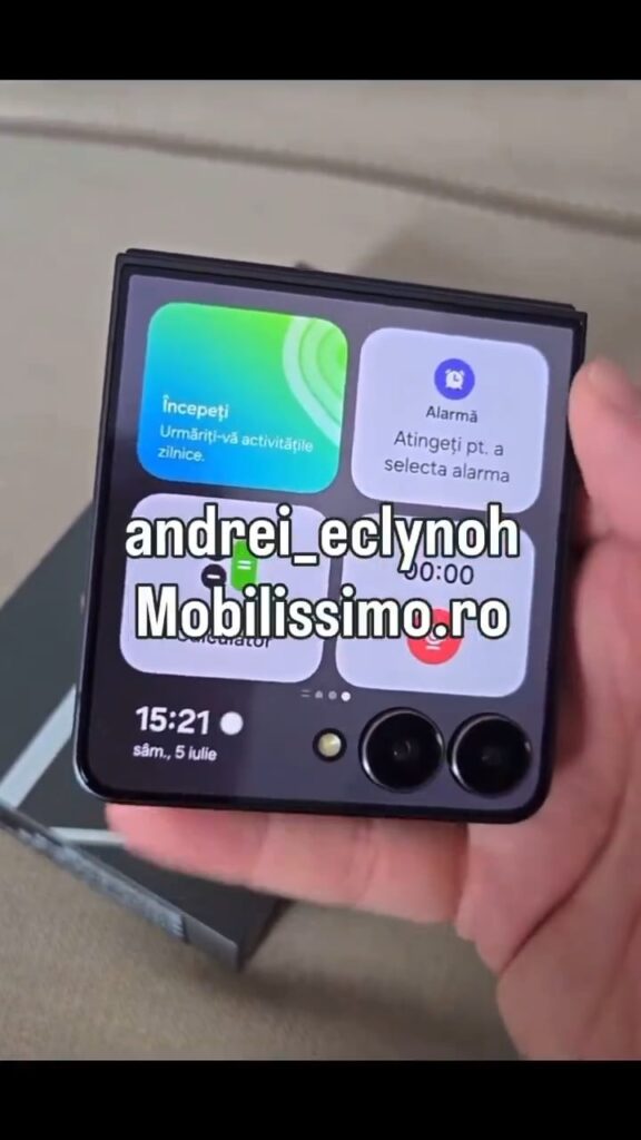 Hands on video på Samsung Galaxy Z Flip7 läcker