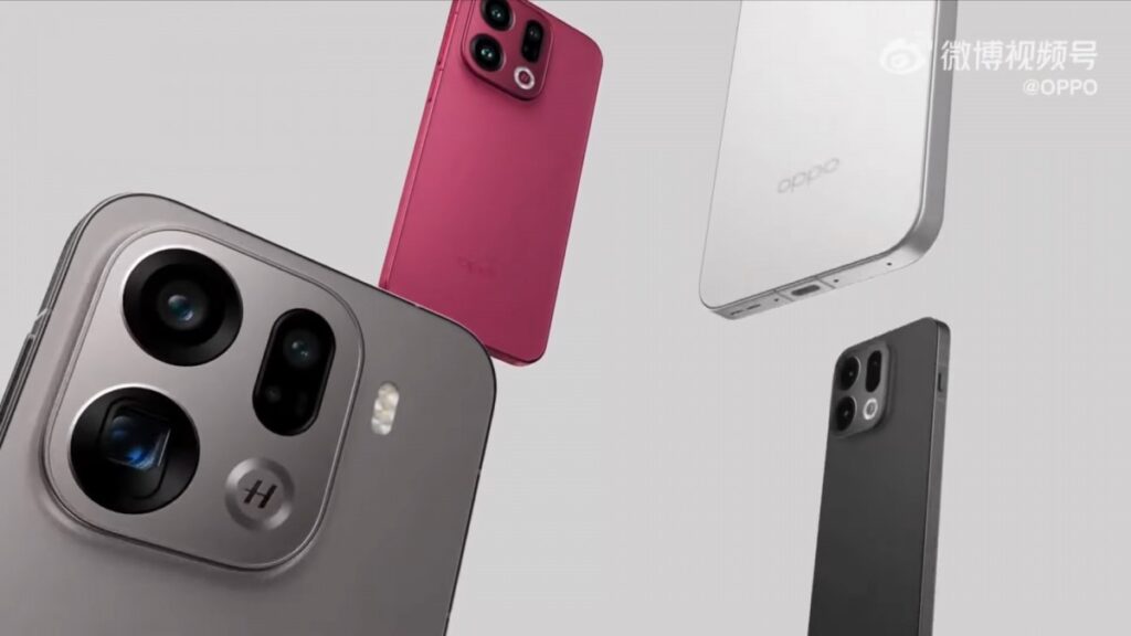 Video läcker ut, visar Oppo Find X9 och Find X9 Pro