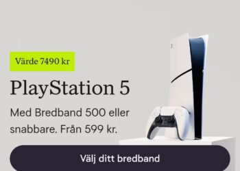 Hett tips: Tele2 erbjuder åter igen Playstation 5 på köpet