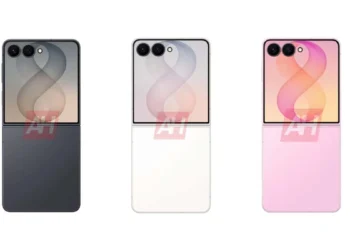 Vikt och enstaka mått för Samsung Galaxy Z Flip 8 läcker